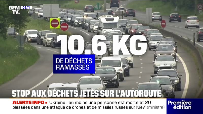 Papiers, emballages, mégots...1 Français sur 5 jette toujours des déchets par la fenêtre de sa voiture sur l'autoroute