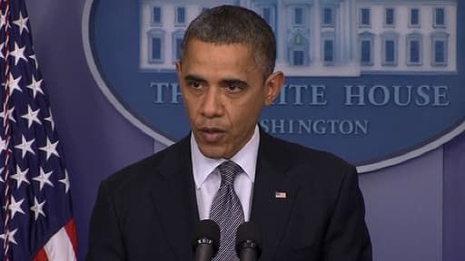 Barack Obama ému aux larmes après la fusillade de Newtown.