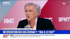 "On ne peut pas envoyer les gens au massacre et ensuite rester les bras croisés": Bernard-Henri Lévy est favorable à l'intervention des États-Unis en Iran