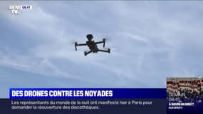 Les secouristes utilisent des drones contre les noyades dans cette base de loisirs parisienne