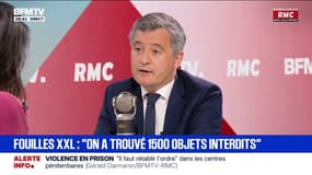 Gérald Darmanin annonce qu'il prendra "une disposition réglementaire qui met fin aux remises de peine lorsqu'on trouve un téléphone portable dans une prison"