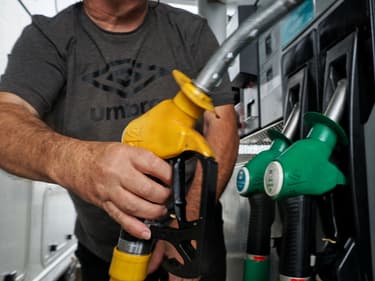 Une station-service en France en octobre 2022