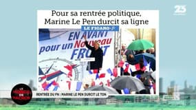 Le monde de Macron: Rentrée du FN : Marine Le Pen durcit le ton - 11/09