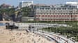 Une plage de Biarritz, dans le sud-ouest de la France, le 22 août 2019 (photo d'illustration).