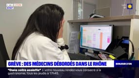Grève: des médecins débordés dans le Rhône