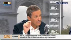 Nicolas Dupont-Aignan face à Jean-Jacques Bourdin en direct