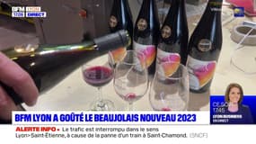 BFM Lyon a pu goûter le Beaujolais nouveau, millésime 2023