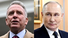 L'émissaire de Donald Trump Steve Witkoff et le président russe Vladimir Poutine (montage)