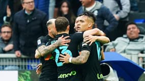 Lautaro Martinez avec l'Inter Milan, le 6 mai 2022.
