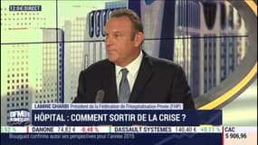 Lamine Gharbi pointe la "grande difficulté collective" que connaissent les hôpitaux publics et privés en France