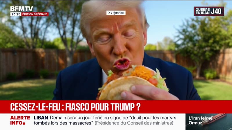 Cessez-le-feu en Iran: Donald Trump moqué et critiqué sur les réseaux sociaux