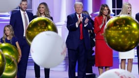 Le candidat à la présidentielle américaine Donald Trump à Milwaukee le 19 juillet 2024