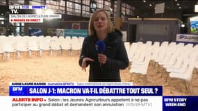 Salon de l'agriculture: l'installation du dispositif du grand débat se poursuit
