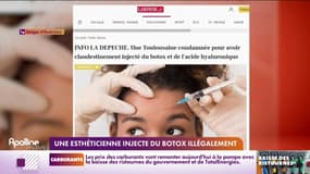 Une esthéticienne injecte du botox illégalement 