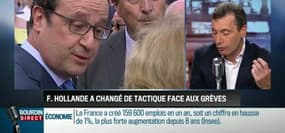 Thierry Arnaud: François Hollande change de tactique face aux grèves - 10/06