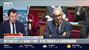 SIGNÉ BFM - La suspension de la réforme des retraites arrive au Sénat 