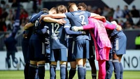 Les Girondins de Bordeaux enfin vainqueurs d'un match de Ligue 1 face à Metz au Matmut Atlantique, le 10 avril 2022 