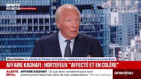 Nicolas Sarkozy condamné: Brice Hortefeux se dit "affecté et en colère" après sa condamnation
