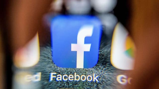 L'icône de l'application Facebook.
