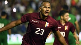 Salomon Rondon avec la sélection du Venezuela, à Caracas le 10 octobre 2019
