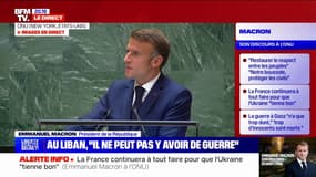 Emmanuel Macron: "Le multilatéralisme efficace n'a jamais été aussi nécessaire qu'aujourd'hui"