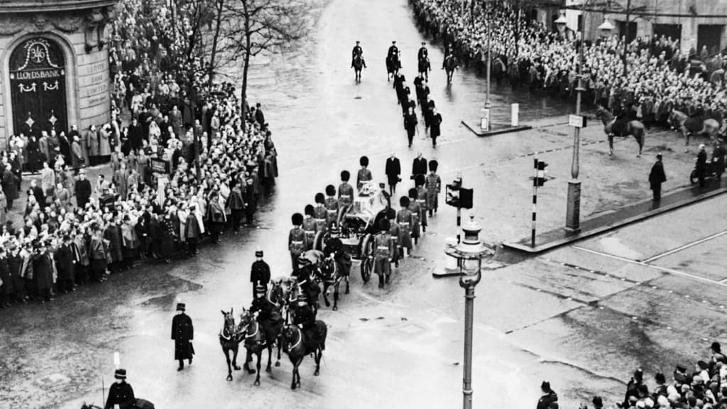 Les funérailles de George VI, Londres, 1952 Les funérailles de George VI, Londres, 1952