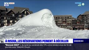 Hautes-Alpes: à Risoul, les réservations peinent à décoller