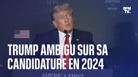  "Je dois redresser notre pays": Donald Trump joue l'ambigüité sur une candidature à la présidentielle de 2024