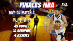 NBA : Curry en feu, Golden State recolle face à Boston (2-2) 