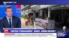 Jordan Bardella: "Les jeunes n'ont pas besoin d'un contrat d'engagement, ils ont besoin d'un emploi"