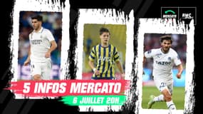Asensio, Güler, Kolasinac ... Les 5 infos mercato du 6 juillet (20h)