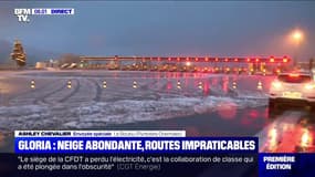 Tempête Gloria: la circulation coupée sur l'autoroute A9 dans les Pyrénées-Orientales