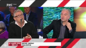#GrandOral  - "Il y a un traitement de l'information qui est sidérant dans la couverture médiatique des #GiletsJaunes !" @MichelOnfrayTv #GGRMC