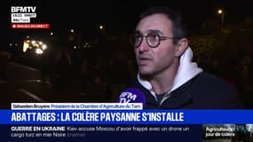 Dermatose bovine; "On voudrait avoir l'accès au vaccin (...) et surtout n'abattre que les bêtes contaminées", déclare Sébastien Bruyère, président de la Chambre d'Agriculture du Tarn