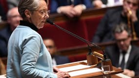 Élisabeth Borne à l'Assemblée nationale le 20 mars 2023