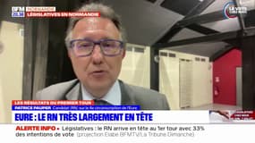 Législatives 2024: Patrice Pauper se félicite que le RN "reste le premier parti" dans l'Eure