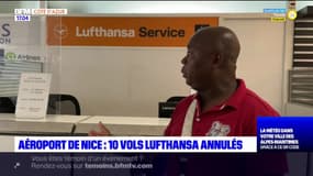 Aéroport de Nice: dix vols Lufthansa annulés