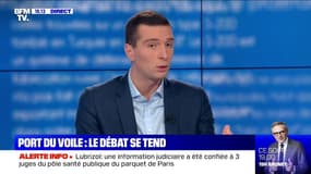 Port du voile: "Quand on vient dans un pays, on s'assimile, on devient la communauté qui nous accueille, on en adopte les coutumes" déclare Jordan Bardella (RN)