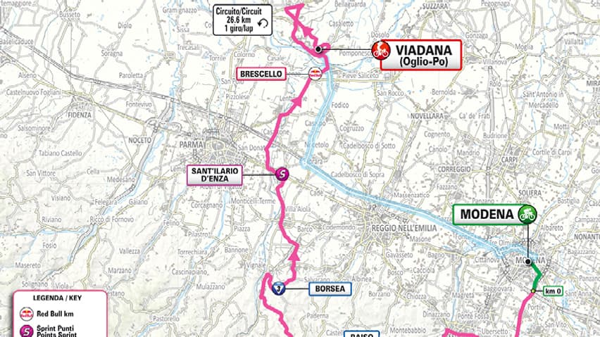 Parcours de la 12e étape du Tour d'Italie 2025 Parcours de la 12e étape du Tour d'Italie 2025