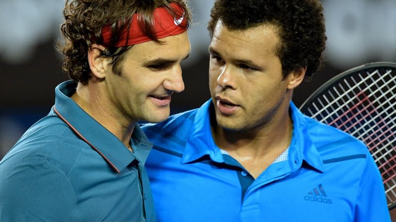 Roger Federer et Jo-Wilfried Tsonga