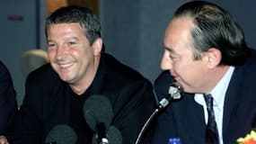 Rolland Courbis et Gervais Martel le 31 mai 2000