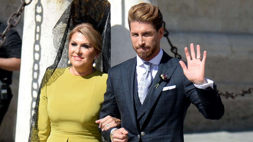 Sergio Ramos et sa maman