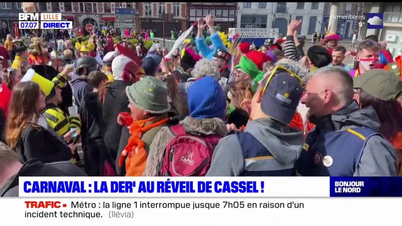 Carnaval: un défilé coloré à Cassel pour clore la saison