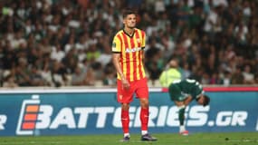 Florian Sotoca lors de Panathinaïkos-Lens, le 29 août 2024.