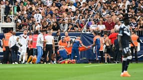 La blessure de Buades lors de Bordeaux-Rodez, 2 juin 2023.