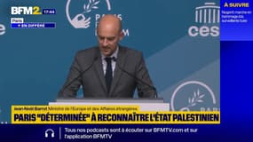 Jean-Noël Barrot: la France "déterminée" à reconnaître l'État de Palestine