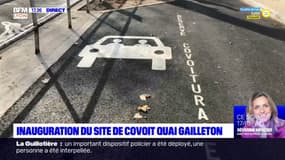 Inauguration du site de covoiturage quai Gailleton