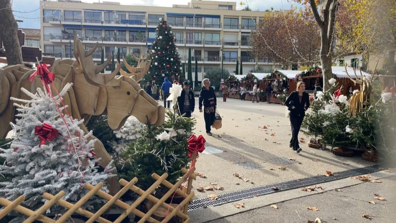 Un élastique a lâché: le trampoline du marché de Noël de Vence retiré après un incident