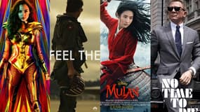 Wonder Woman, Top Gun, Mulan, James Bond figurent parmi les films les plus attendus de 2020.