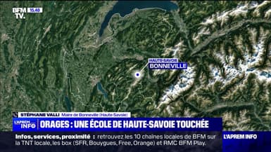 Orages: une école de Bonneville, en Haute-Savoie touchée